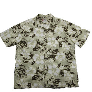 Hilo Hattie The Hawaiian Original Shirt Men size XL Short Sleeve Polo button up